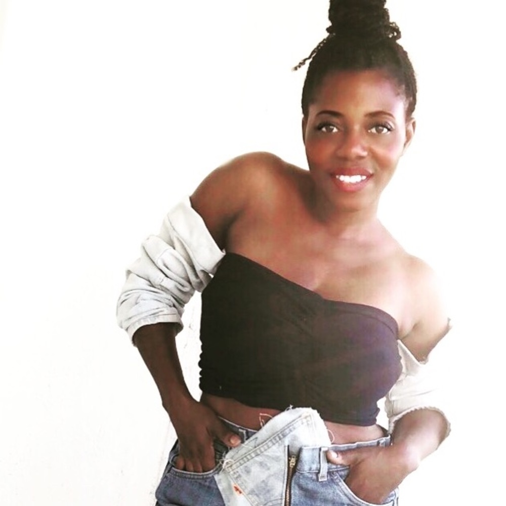 Off Shoulder Denim Sleeve Off Shoulder Top!